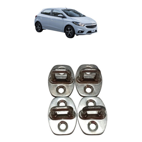 Kit 4 Batente Fechadura Porta Onix 2013 2019