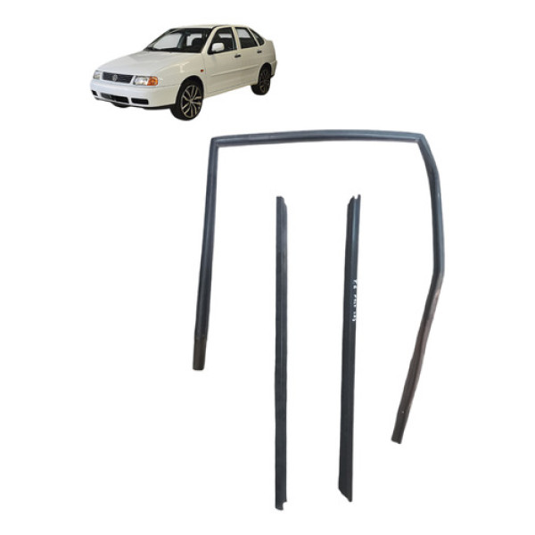 Pestana Porta Traseira Polo Classic 1997 2002 Esquerda