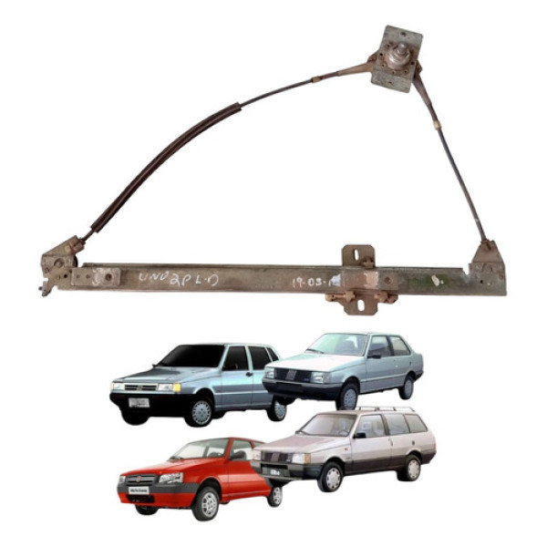 Maquina Vidro Manual Elba Premio Uno 1985 2013 Direito 2p