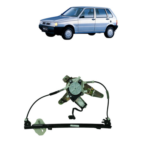 Maquina Vidro Eletrico Dianteira Uno 1995 1999 Direita