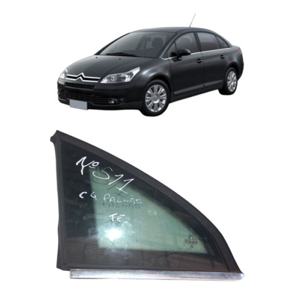 Vidro Fixo Traseiro C4 Pallas 2008 2012 Esquerdo
