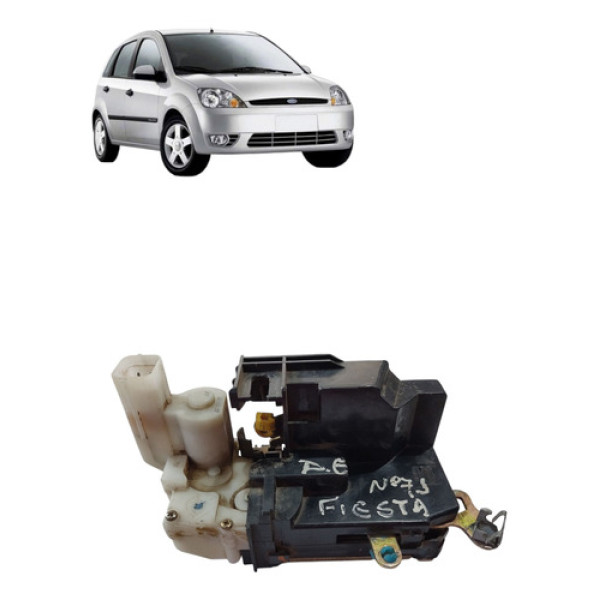Fechadura Eletrica Porta Dianteira Fiesta 2005 2014 Esquerda