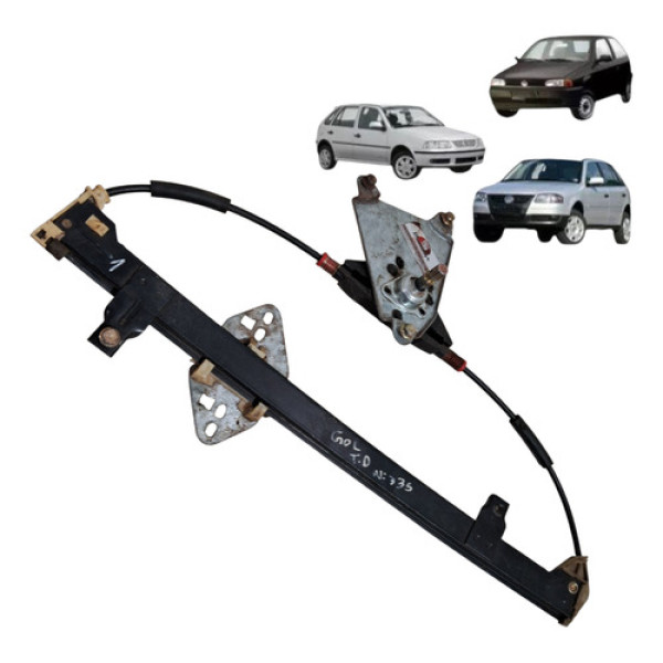 Maquina Vidro Manual Traseiro Gol G2 G3 G4 1994 2014 Direito