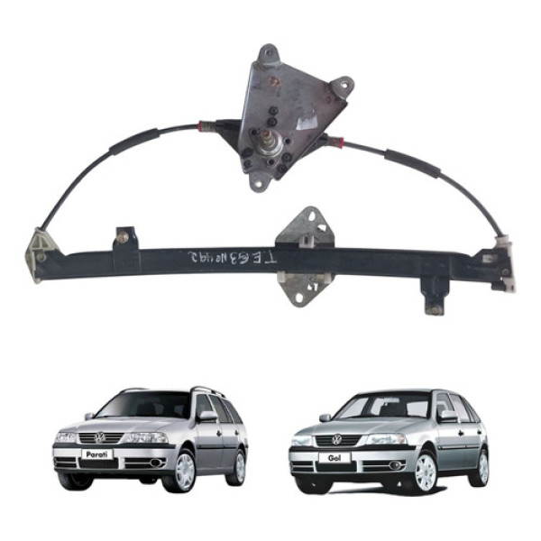 Maquina Vidro Manual Gol G3 Traseiro Esquerdo 1999 2005