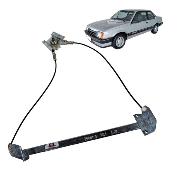 Maquina Vidro Manual Monza 1983 1996 Direito 2 Portas