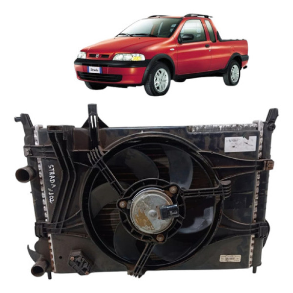 Kit Radiador Condensador Strada Palio 1.6 2002
