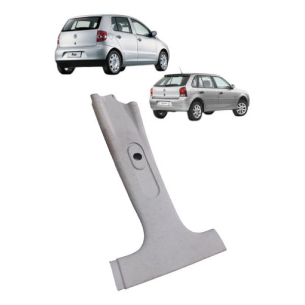 Acabamento Moldura Coluna Central Gol Fox 2004 2014 Esquerdo