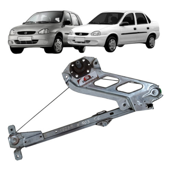 Maquina Vidro Manual Traseira Corsa 1994 2016 Esquerdo