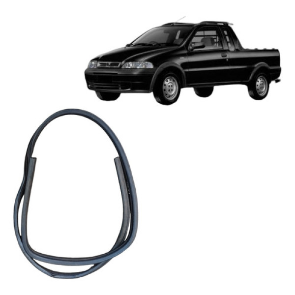 Borracha Porta Direita Fiat Strada 2001 2005