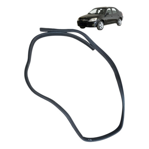 Borracha Porta Traseira Prisma 2006 2012 Direita