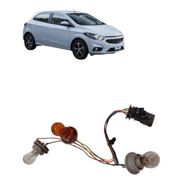 Chicote Soquete Lanterna Traseira Onix 2013 2019 Esquerda