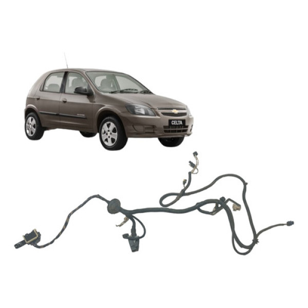 Chicote Farol Celta Prisma Dianteiro 2008 A 2013  