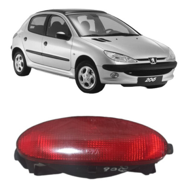Lanterna Luz Neblina Peugeot 206 Parachoque Traseiro 