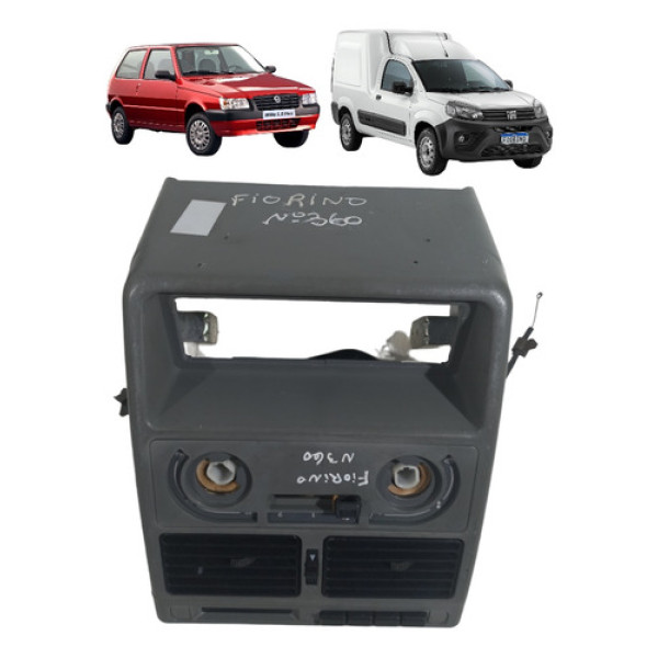 Moldura Painel Central Uno Fiorino 1999 A 2012