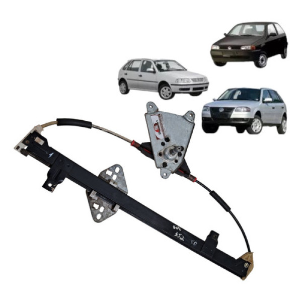 Maquina Vidro Manual Traseiro Gol G2 G3 G4 1994 2014 Direito