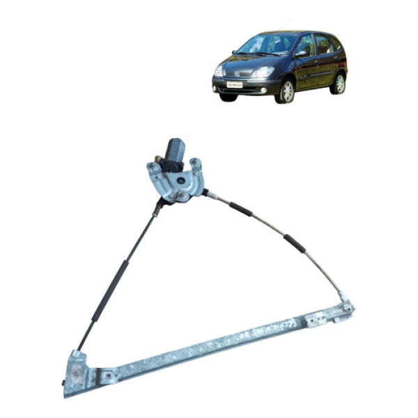 Maquina Vidro Eletrico Dianteiro Scenic 2003 2009 Esquerdo