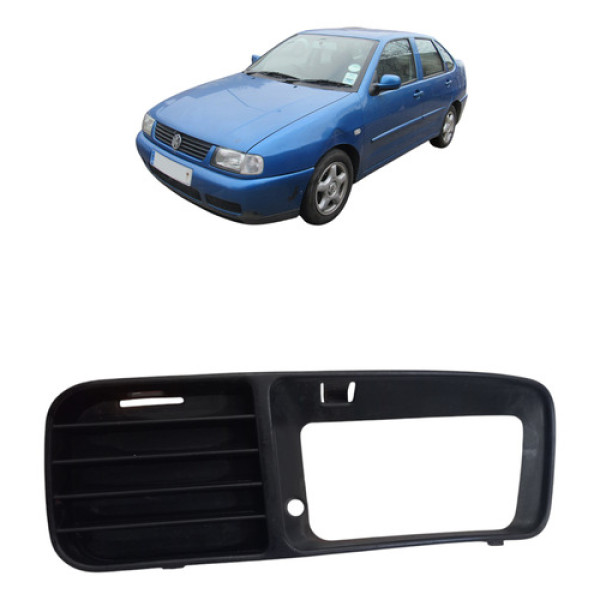 Grade Farol Neblina Polo Classic 1997 2002 Esquerdo 