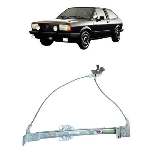 Máquina Vidro Manual Direito Gol Quadrado 1987 A 1994