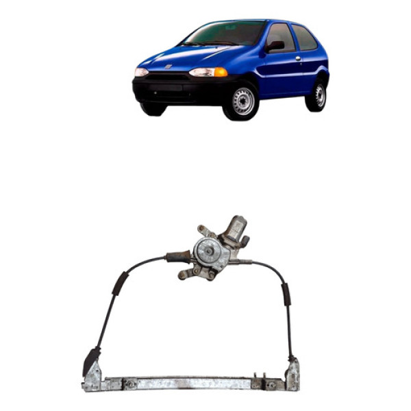 Maquina Vidro Eletrico Palio 2 Portas 1996 2000 Esquerdo