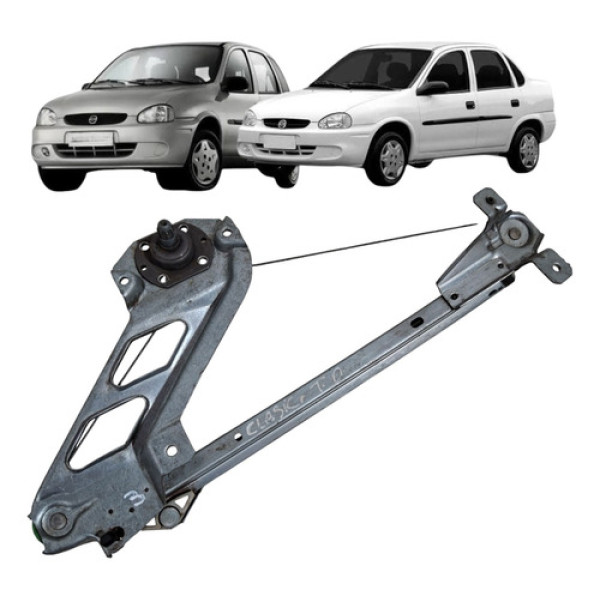 Maquina Vidro Manual Traseira Corsa 1994 2016 Direito