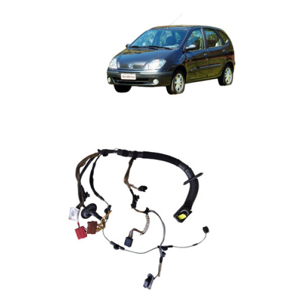 Chicote Porta Dianteira Renault Scenic 2003 2010 Esquerda