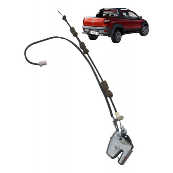 Fechadura Traseira Strada Cabine Dupla 3 Portas Direita