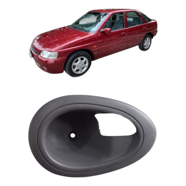 Moldura Gatilho Porta Dianteira Esquerda Escort 1997 2003