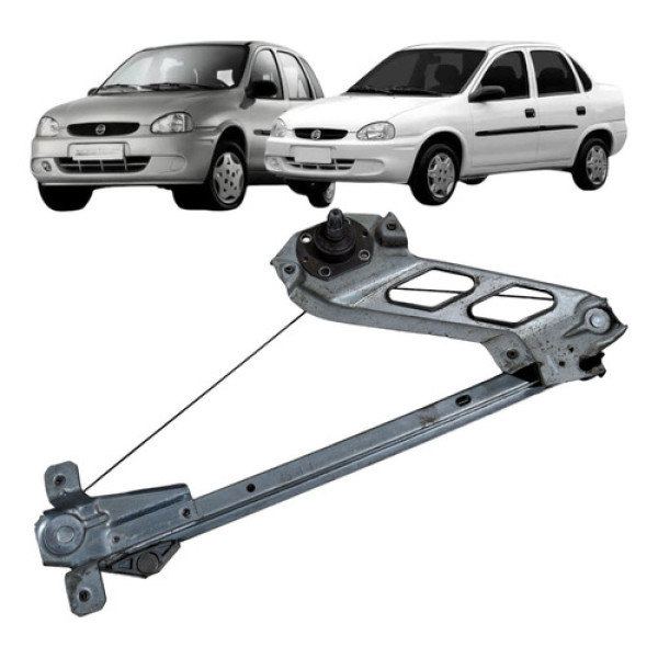 Maquina Vidro Manual Traseira Corsa 1994 2016 Esquerdo