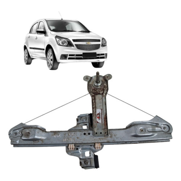 Maquina Vidro Manual Traseiro Agile 2009 2014 Direito