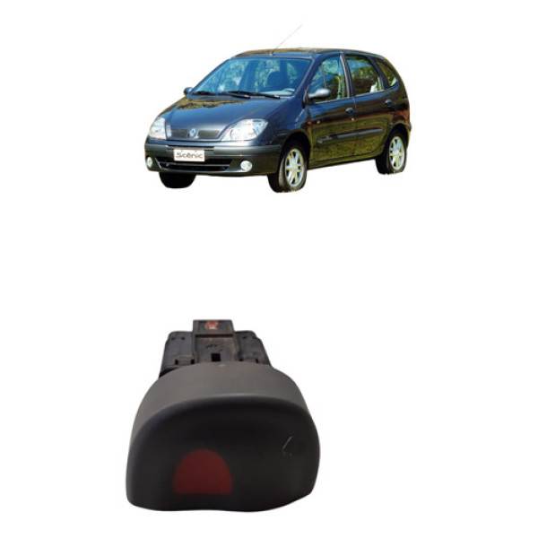 Botao Pisca Alerta Renault Scenic 2003 2010