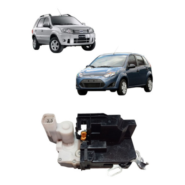 Fechadura Eletrica Porta Dianteira Fiesta 2003 2012 Esquerda