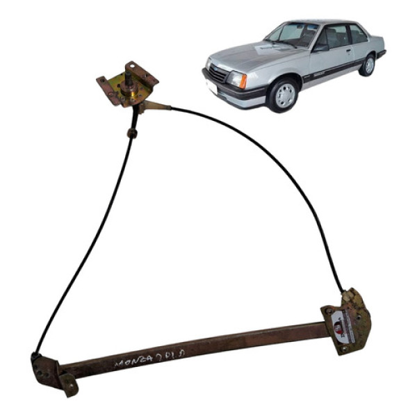 Maquina Vidro Manual Monza 1983 1996 Direito 2 Portas