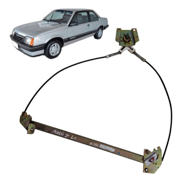 Maquina Vidro Manual Monza 1983 1996 Direito 2 Portas