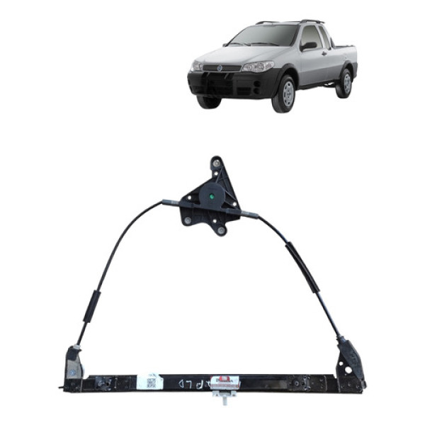 Máquina Vidro Elétrico Sem Motor Strada Direito