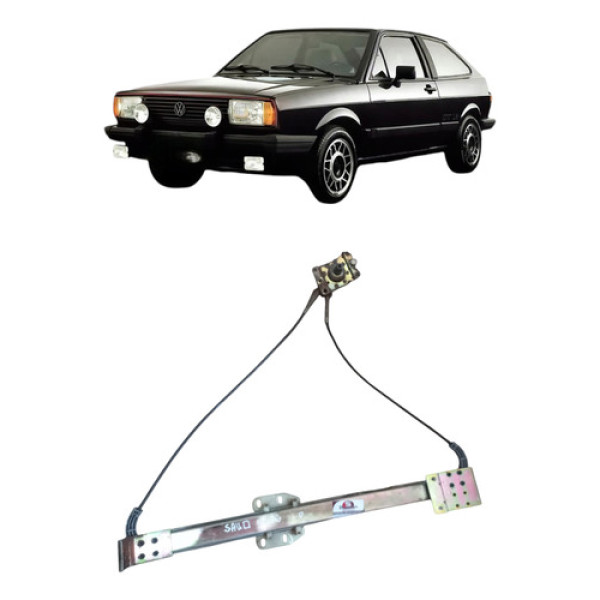 Máquina Vidro Manual Direito Gol Voyage Quadrado 1987 A 1994