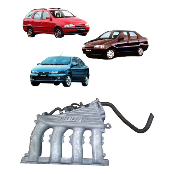 Coletor Admissão Superior Brava Palio Siena 1.6 1997 A 2003