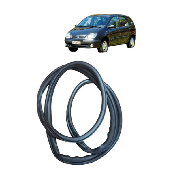 Borracha Porta Traseira Scenic 2003 2009 Direita