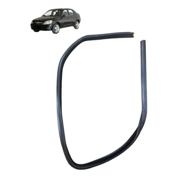 Canaleta Vidro Dianteiro Prisma 2006 2012 Esquerdo