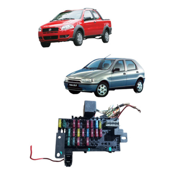 Caixa Fusíveis Fiat Palio Strada 2001 A 2006