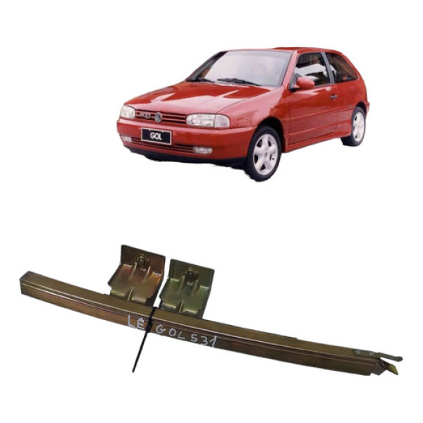 Jogo Trilho Guia Vidro Porta Esquerda Gol G2 1994 1999