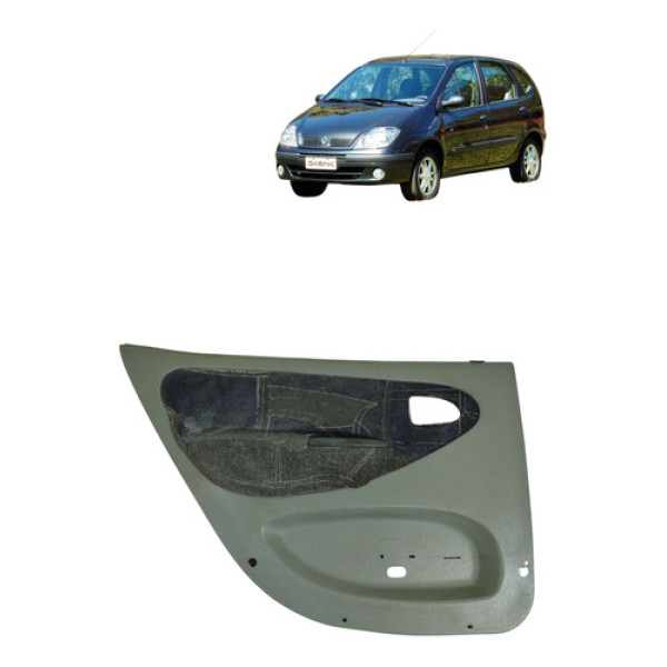 Forro Porta Traseira Renault Scenic 2003 2010 Esquerda