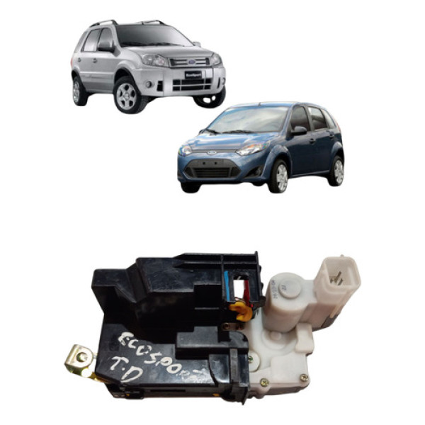 Fechadura Eletrica Porta Traseira Fiesta 2003 2012 Direita