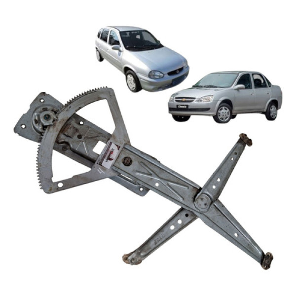 Maquina Vidro Manual Dianteira Corsa 1994 2016 Direita