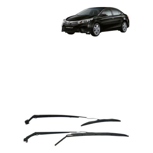 Par Braco Haste Limpador Parabrisa Corolla 2015 2019