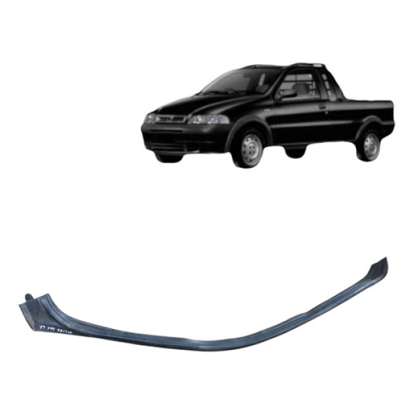 Borracha Guarnição Direita Friso Teto Fiat Strada 2001 2005
