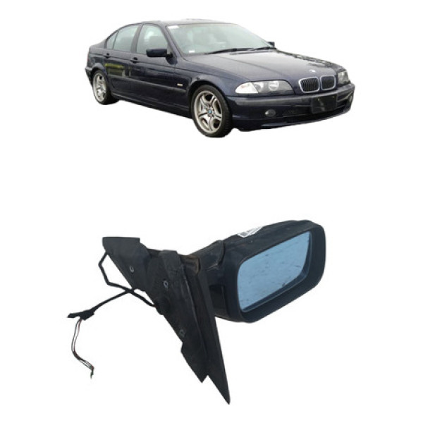Retrovisor Bmw 320i 2000 2005 Esquerdo 