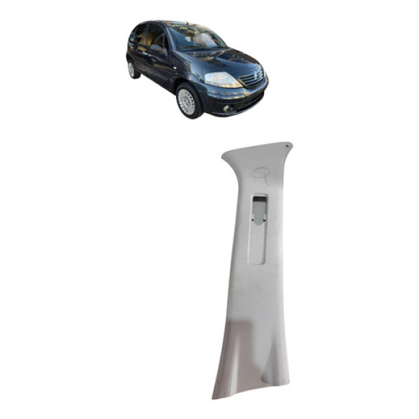 Acabamento Coluna Central Citroen C3 2003 2012 Direita