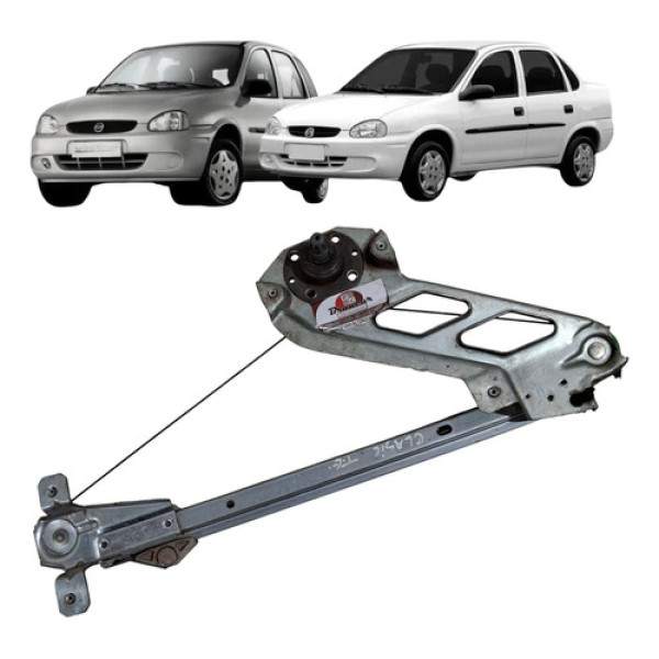 Maquina Vidro Manual Traseira Corsa 1994 2016 Esquerdo