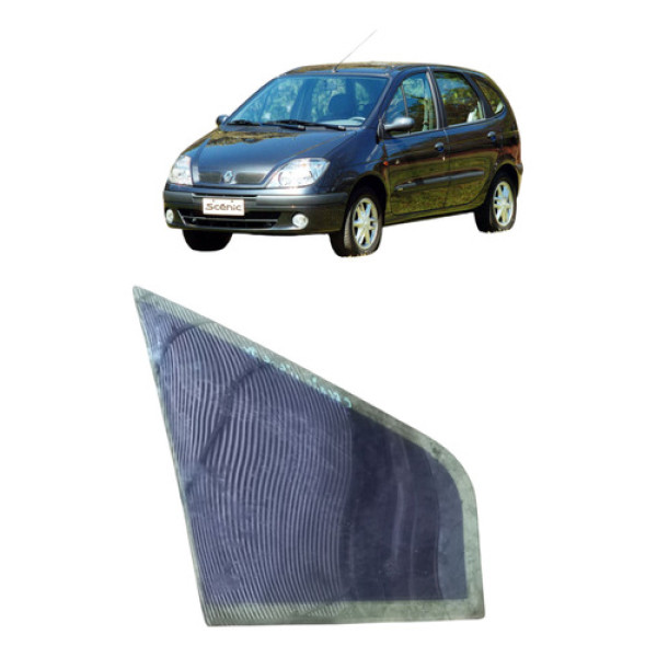 Vidro Fixo Porta Dianteira Scenic 2003 2010 Direita