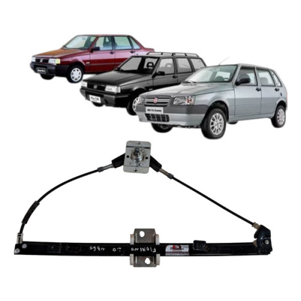 Maquina Vidro Manual Dianteiro Elba Premio Uno 1992 Direito